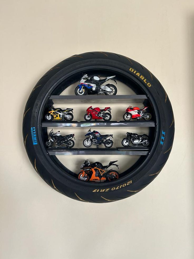 tyre stand for bikes hang on wall